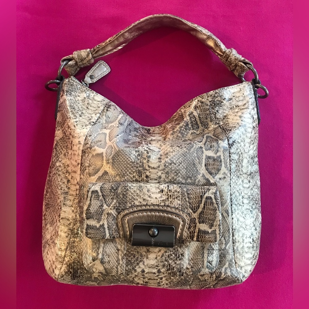 Coach Kristen Python Satchel